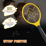 DEVOGUE® Electric Fly Swatter Bug Zapper Battery Operated Flies Killer Indoor & Outdoor Pest Control Mosquito and Insect Catcher Racket