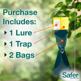 Safer Brand Japanese Beetle Trap w/Attractant - 12 Traps 70102