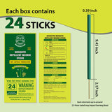 KICKOUTOR Mosquito Repellent Outdoor Patio 24 PCS Natural Citronella Incense Sticks DEET Free Lemongrass Oil Bug Gnat Mosquito Control for Indoor Backyard Travel Camping