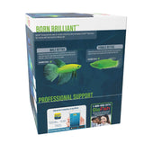 GloFish Betta Aquarium Kit 1.5 Gallons, Easy Setup and Maintenance, Perfect Starter Tank,Black/Clear