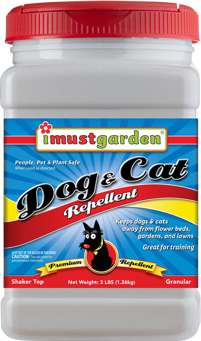 I Must Garden Dog & Cat Repellent - 3lb Granular - Natural & Pet Safe