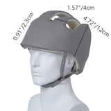 Thick Protection Helmet for Elderly Youth Kids Adults,Head Protection for Elderly Falls,Soft Helmet for Epilepsy Seizures Prevent Head Injuries,Safety Bump Cap,for Home Gardening (Gray Mesh Inner)