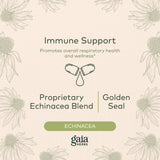 Gaia Herbs Echinacea Goldenseal - Immune Support Supplement for Maintaining a Healthy Respiratory System - with Organic Echinacea and Goldenseal Root - 60 Vegan Liquid Phyto-Capsules (10-Day Supply)