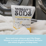 Molly's Suds Oxygen Whitener | Powerful Bleach Alternative, Chlorine Free & Color Safe | Brightens Whites and Removes Stains (Eucalyptus Scent - 79 oz)