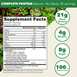 PlantFusion Complete Vegan Protein Powder - Plant Based Protein Powder With BCAAs, Digestive Enzymes and Pea Protein - Keto, Gluten Free, Non-Dairy, No Sugar, Non-GMO - Natural-No Stevia 1.85 lb