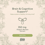 Gaia Herbs Bacopa - Brain and Cognitive Support Herbal Supplement - Made with Bacopa (Bacopa Monnieri) to Help Support a Thriving Mind - 60 Vegan Liquid Phyto-Capsules (Up to 60-Day Supply)