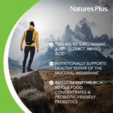 NaturesPlus GI Natural Total Digestive Wellness - 90 Vegetarian Tablets, Bilayer - Natural Gut Health Supplement - Probiotics, Prebiotics, Enzymes - Gluten-Free - 30 Servings