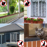 Bird Spikes, 20 Pack Bird Deterrent Spikes for Squirrel Cat Raccoon Animal, Pigeon Spikes for Outside Fences and Roofs to Keep Birds Away
