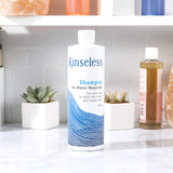 RINSELESS Waterless Shampoo | Refreshing Rinse Free Shampoo Hair Cleanser with Soothing Aloe Scent | For Elderly, Hospital, Surgery, Bedridden Patients & Camping. 16 Oz
