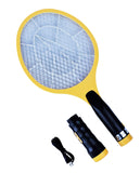 Beastron Bug Zapper Electric Fly Swatter 3000V USB Rechargeable, Mosquito Racquet Fly Killer Racket with LED Light & 3 Layer Safety Mesh (Large Size)