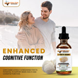 Lions Mane Mushroom Dual Liquid Extract | Fruiting Bodies only | Grown in USA | NO Grain/fillers | Highly Concentrated | Memory, Focus, Immunity