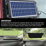 POWOXI Upgraded 7.5W-Solar-Battery-Trickle-Charger-Maintainer-12V Portable Waterproof Solar Panel Trickle Charging Kit for Car, Automotive, Motorcycle, Boat, Marine, RV,Trailer, Snowmobile, etc.