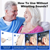 Rechargeable Hearing Aids for Seniors with Noise Cancelling,Hearing Loss Hearing Amplifiers,Digital Hearing Aid,Sound amplifier with Volume Control