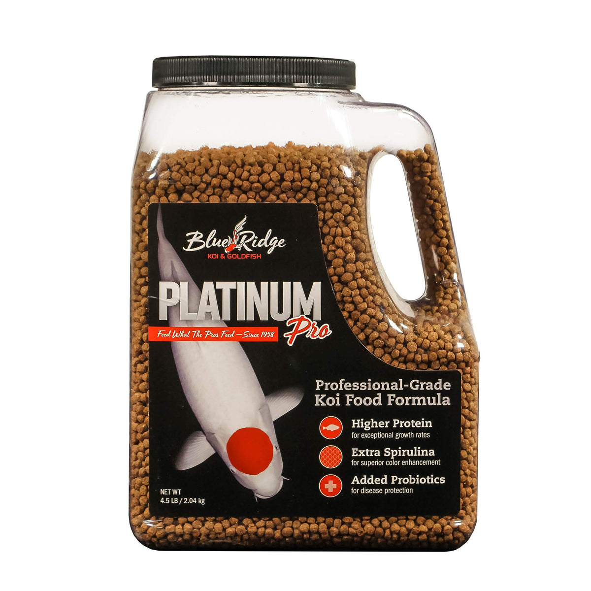 Blue Ridge Fish Food [4.5lb], Platinum Professional Formula 3/16