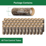 Thermacell Tick Control Tubes for Yards; 48 Tubes; Protects 2 Acres from Ticks; No Spray, No Granules, No Mess; Environmentally Friendly Alternative to Tick Spray & Tick Repellent