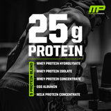 MusclePharm Combat Protein Powder, Vanilla - 4 lb - Gluten Free - 52 Servings