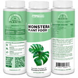 Monstera Plant Food for Monsteras and Philodendrons, Tropical Houseplant Liquid Fertilizer 32 oz (1 Quart)