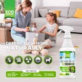 Eco Defense USDA Biobased Pest Control Spray - Ant, Roach, Spider, Bug Killer and Repellent - Natural Indoor & Outdoor Bug Spray - Child & Pet Friendly