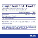 Pure Encapsulations Magnesium (Powder) | Supports Cardiovascular Function, Muscle Function, and Calming | 3.7 Ounces