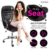 YESINDEED Recovery BBL Pillow: Woman’s Brazilian Butt Lift Post Surgery Sleeping, Sitting, Driving, Booty Lumbar Back Seat Cushion, Doctor Approved, Removable Cover, Washable 100% Polyester