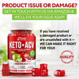 Keto ACV Gummies 1500 mg - ACV Keto Gummies for Weight Loss & Detox - Vegan Apple Cider Vinegar Gummies for Ketosis, Metabolism & Energy - AC Keto Gummies