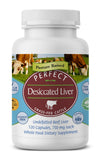Perfect Supplements – Perfect Desiccated Liver – 120 Capsules – Undefatted Beef Liver – Natural Source of Protein, Iron, Vitamins A & B – 2 Pack
