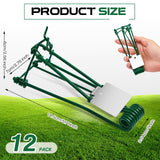 Qualirey 12 Pcs Outdoor Gopher Trap Easy Set Mole Trap Weather Resistant Gopher Killer Vole Trap for Lawn Garden Farm (Green)