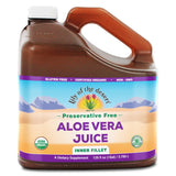 Lily of the Desert Aloe Vera Juice - Organic, Preservative-Free Inner Fillet Aloe Vera Drink with Natural Digestive Enzymes for Gut Health, Stomach Relief, Wellness, Glowing Skin, 128 Fl Oz