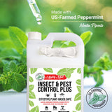 Insect & Pest Control Plus – Natural Mint Oil Repellent and Insect Killer Spray, 1 Gallon