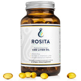 Rosita Extra Virgin Cod Liver Oil Softgels, 90 Count