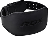 RDX Weight Lifting Belt for Fitness Gym - Adjustable Leather Belt with 6” Padded Lumbar Back Support - Great for Bodybuilding, Functional Training, Powerlifting, Deadlifts Workout & Squats Exercise