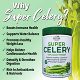 COUNTRY FARMS Super Celery Powder, 100% Celery Powder, Supports Healthy Digestion, Helps Cleanse & Detoxify, Antioxidant Support, 40 Servings, 11.3 Ounce (Pack of 1)
