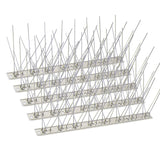 KKY 24 Pack Bird Spikes –13 inch Anti-Bird Nails Bird Repellent Metal Bird Deterant Spinners of Stainless Steel Bird Spikes for Pigeon and Other Small Birds 25.9 Ft…