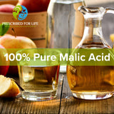 Prescribed for Life Malic Acid (L) Powder | 100% Pure Malic Acid | Supports Energy and Endurance | Promotes Healthy Skin | Food Grade, Natural, Gluten Free, Vegan, Non-GMO, 8 oz