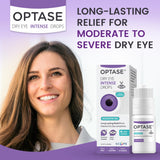 Optase Dry Eye Intense Drops - Preservative Free for Long Lasting Relief Artificial Tears To Relieve Severe Symptoms Multidose Bottle Step 3 Hydrate .33 fl oz, 300 Doses