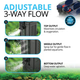 Fluval U2 Underwater Filter – Designed for Freshwater and Saltwater Aquariums, Also Ideal for Terrariums and Turtle Tanks