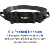 Transfer Belt with Handles by TKWC INC - #2305 - Lift Gait Belt with Quick Release Locking Buckle Safety Gate Belt 55" Strap