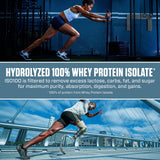 Dymatize ISO100 Whey Protein Powder with 25g of Hydrolyzed 100% Whey Isolate, Gluten Free, Fast Digesting, Chocolate Peanut Butter, 20 Servings