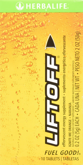 Herbalife Liftoff Ignite-Me Orange (Box of 10 Tablets)