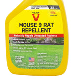 Victor M809 Mouse and Rat Repellent Natural Non-Toxic Spray for Indoor and Outdoor Use Ready to Use – 32 fl oz