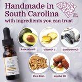 100% Pure 15000 IU Vitamin E Oil Serum for Skin & Scars - Non-GMO, Vegan, Cruelty-Free - Handmade in South Carolina