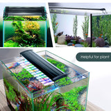 AQQA Aquarium Light,Full Spectrum LED Fish Tank Lights,12"-54" Adjustable Multi-Color White Blue Red Green LEDs with Extendable Brackets,14W-31W for Freshwater Plants 17W(18"-24")