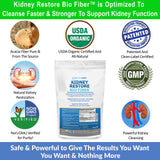 Kidney Restore Bio Fiber 2.5 LBS Restorative Kidney Support and Kidney Cleanse A Kidney Supplement to Remove Waste, Kidney Cleanse, Kidney Health Supplement