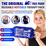 Ice Pack (3-Piece Set) – Reusable Hot and Cold Therapy Gel Wrap Support Injury Recovery, Alleviate Joint and Muscle Pain – Rotator Cuff, Knees, Back & More (3 Piece Set - Large)