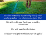 Liquid Harvest Lazer Blue - 32 Ounces - Concentrated Spray Pattern Indicator - Perfect Weed/ Fertilizer Marking Dye, Turf Mark and Blue Herbicide Marker