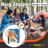 ZAP IT! Bug Zapper Rechargeable Bug Zapper Racket, 4,000 Volt, USB Charging Cable