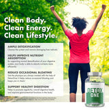 NutraOne DetoxOne 30 Day Extra Strength Detox Cleanse Supports Healthy Digestive Function And Weight Loss| Promotes Detoxification, Increases Energy & Improves Nutrient Absorption*