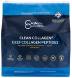 Collagen Peptides Powder 1lb (16oz) Jar - Clean Collagen® - Unflavored, Grass Fed, Paleo, Non GMO, Kosher - Highly Soluble Protein