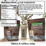 PaleoPro Carnivore Complete (Aztec Vanilla) Pastured & Cage-Free Protein, Grass-Fed Beef Tallow, Beef Organs | No Sugar, Soy, Grains or Net Carbs | Gluten Free. Paleo & Keto Macros (15 Servings)