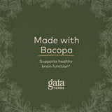 Gaia Herbs Bacopa - Brain and Cognitive Support Herbal Supplement - Made with Bacopa (Bacopa Monnieri) to Help Support a Thriving Mind - 60 Vegan Liquid Phyto-Capsules (Up to 60-Day Supply)